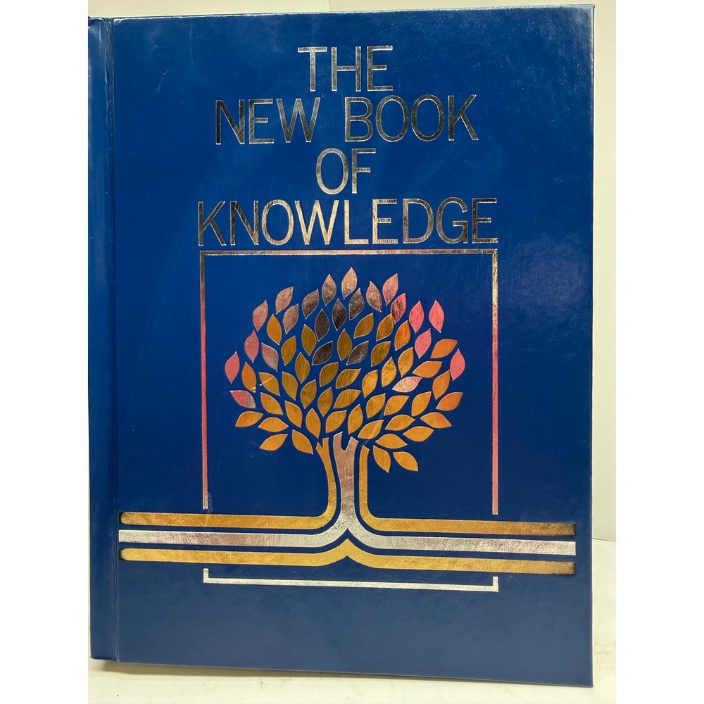 The New Book of Knowledge Volume 1 A Grolier 1982 Hardcover Encyclopedia Vintage